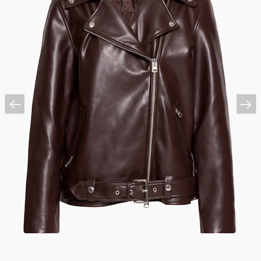 Wilfred Vegan Leather Moto Jacket